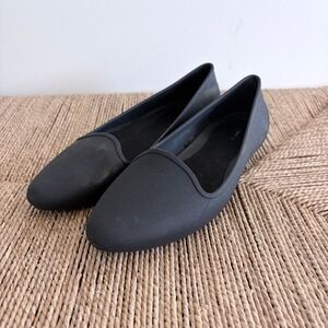 Crocs Shoes Eve Ballet Flats Women's Size 9‎ Black Pointed Toe